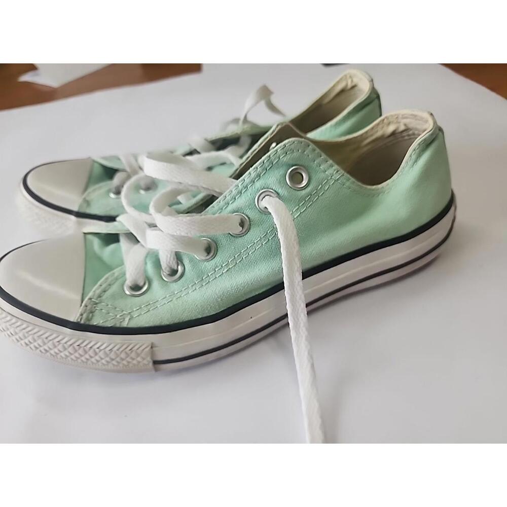 Converse All Star Mint Green Sneakers Mens Size 5, Womens Size 7 Rare Color - Picture 15 of 15